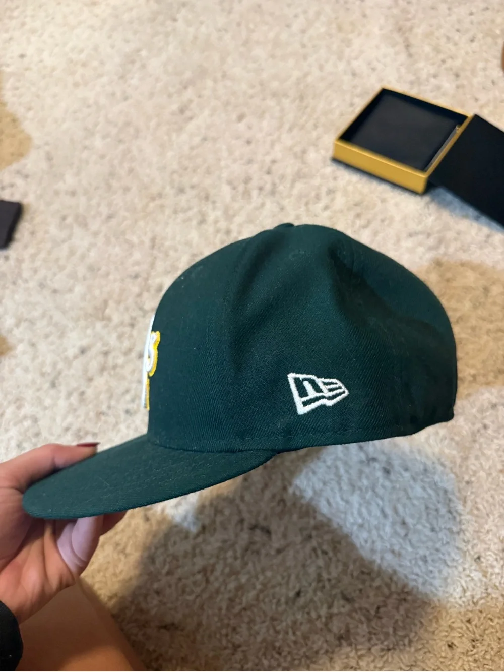 New Era Oakland A's Dark Green Fitted Cap